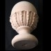 KNB-10: Leafy Curtain Post Finials or Knobs